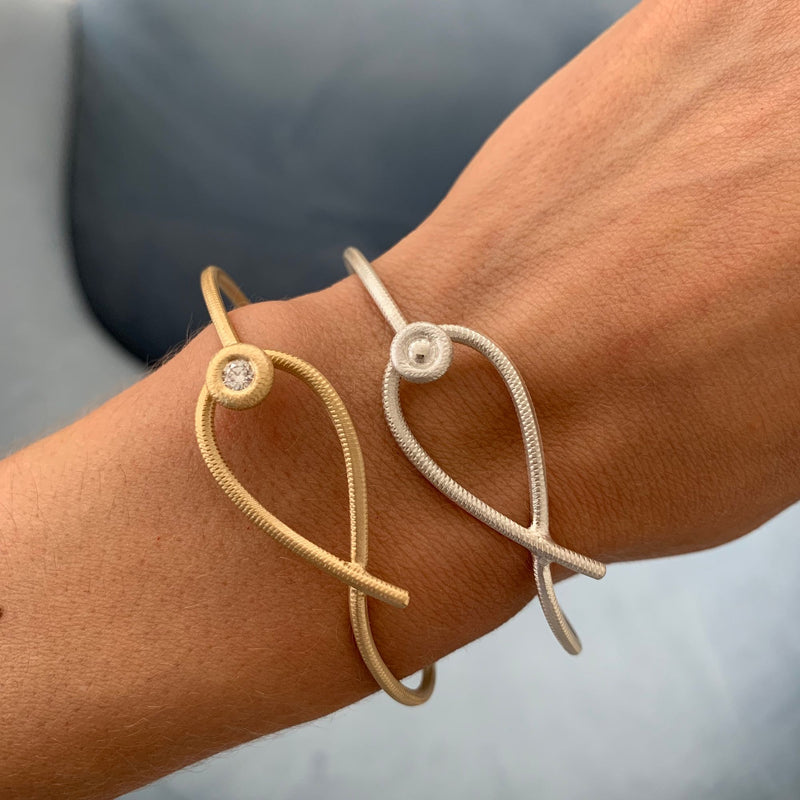 Sailor's Knot Bangle - nautical rope infinity knot bangle bracelet – Foamy  Wader